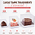 10un Caixa Premium Bento Cake Transparente Mini Bolo Brownie - Imagem 3