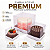 10un Caixa Premium Bento Cake Transparente Mini Bolo Brownie - Imagem 9