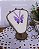 Colar Asas Vintage Roxo 💜​ - Imagem 4
