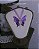 Colar Asas Vintage Roxo 💜​ - Imagem 7