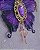 Colar Asas Vintage Roxo 💜​ - Imagem 6