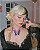Colar Asas Vintage Roxo 💜​ - Imagem 8
