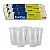 Copo  PS descartável transparente Copoplast 50/80/200/300/400ml / Cod 2025 - Imagem 1