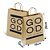 Sacola Kraft Personalizada P 18x28 - 80gr  alça retorcida (500 sacolas) Cod 1211 - Imagem 4
