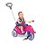 Motoquinha Triciclo Infantil Lelecita Com Empurrador Pedal  Rosa Azul Calesita - Imagem 2