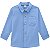 Camisa Manga Longa Infantil Masculina Azul Milon - Imagem 1