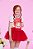 Saia Sort Saia Infantil Feminino Menina Tule Chique Vermelha Fru Fru Yoyo - Imagem 2