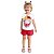 Conjunto Infantil Menina Blusa Manga Curta Short Moletinho - Imagem 1