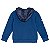 Conjunto Casaco Blusão Infantil+Calça Moletom Peluciado Azul - Imagem 3