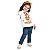 Blusa Manga Longa Infantil Menina Colorida Algodão - Imagem 4