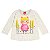 Blusa Manga Longa Infantil Menina Criança Gatinho Algodão - Imagem 1