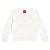 Casaco Casaqueto Cardigan Bebê Menina Tricô Rosa Off White - Imagem 2