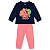 Conjunto Infantil Menina Blusão e Calça Moletom Apeluciado - Imagem 7