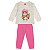 Conjunto Infantil Menina Blusão e Calça Moletom Apeluciado - Imagem 10