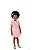 Conjunto Blusa Manga Curta+Saia Brilho Estilosa Menina Branco - Imagem 4