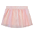 Conjunto Blusa Manga Curta+Saia Brilho Estilosa Menina Branco - Imagem 3