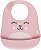 Babador De Silicone Com Pega Migalhas Gumy Rosa Buba - Imagem 1