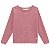 Cardigan Casaquinho Casaco Tricô Tricot Menina Rose Preto - Imagem 1