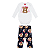 Conjunto Bebê Body Manga Longa Casaco e Legging Urso Rosa - Imagem 5