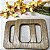 Alça Madeira Quadrada Robusta 14x13x1cm (Rosê) - Imagem 1