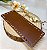 Base Couro Retangular 10X25cm Marrom - Imagem 1