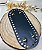 Base Couro Oval 10x22cm -  Preto com Bailarina Dourada - Imagem 1
