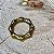 Argola Articulada Octagonal 19mm Gold - Imagem 1