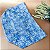 Forro Bolsa - Oval G (13X23cm Fundo) - Flor Azul e Branco - Imagem 1