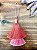 Tassel Meg Duplo 8cm cordão 6cm - Terracota/Rosa Envelhecido - Imagem 1