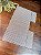 Tela/Malha Plástica Chenille 20x19cm Branco - Bolsa Retangular II 3 Pç - Imagem 1