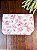 Forro Bolsa - Oval PP (6X20cm Fundo) - Floral Rosa e Branco - Imagem 2