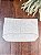 Forro Bolsa - Oval PP (6X20cm Fundo) - Flor Cinza e Branco II - Imagem 2
