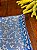 Forro Bolsa - Oval M (10X20cm Fundo)- Flor Azul e Branco II - Imagem 3