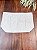 Forro Bolsa - Oval M (10X20cm Fundo)- Flor Cinza e Branco II - Imagem 1