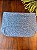Forro Bolsa - Oval GG (10X30cm Fundo) - Flor Azul e Branco II - Imagem 2