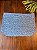 Forro Bolsa - Oval GG (10X30cm Fundo) - Flor Azul e Branco II - Imagem 1