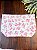 Forro Bolsa - Retangular G (10X25cm Fundo) - Floral Rosa e Branco - Imagem 2