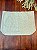Forro Bolsa - Oval GG (10X30cm Fundo) - Flor Verde e Branco II - Imagem 1