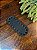 Base Couro Oval 5x12cm Preto - Imagem 1
