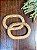 Alça Rattan Oval 13,5x9,5cm - Par - Caramelo - Imagem 1