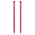 Agulha Trico Plastico Circulo 25cm 9mm Pink - Imagem 1