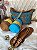 Kit Bolsa Daniela-Néctar Néctar 5mm Mocaccino/Turquesa-Pólen Crochê - Imagem 1