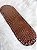 Base Couro Oval Croco 10x30cm Marrom - Imagem 1