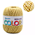Barbante COLOR BRILHO CORES 400G nº6-Amarelo Canário/Ouro - Imagem 1