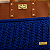 Kit Bolsa Famme - Fio Néctar 5mm Azul Marinho-Couro Caramelo Escuro/Dourado (Déa Fios-Aula Inclusa) - Imagem 5