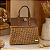 Kit Bolsa Famme - Fio Néctar 5mm Caramelo Claro-Couro Caramelo Escuro/Dourado (Déa Fios-Aula Inclusa) - Imagem 2