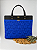 Kit Bolsa Work - Fio Néctar Nautico 4mm Azul Royal-Preto/Dourado (Déa Fios-Aula Inclusa) - Imagem 1