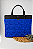 Kit Bolsa Work - Fio Néctar Nautico 4mm Azul Royal-Preto/Ônix (Déa Fios-Aula Inclusa) - Imagem 1