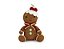 KIT AMIGURUMI NATAL 26 - COR 3 Biscoito Oliver - Imagem 2