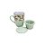 CANECA PORCELANA C/INFUSOR TAMPA VINTAGE LETTERS VERDE 350ML - Imagem 4